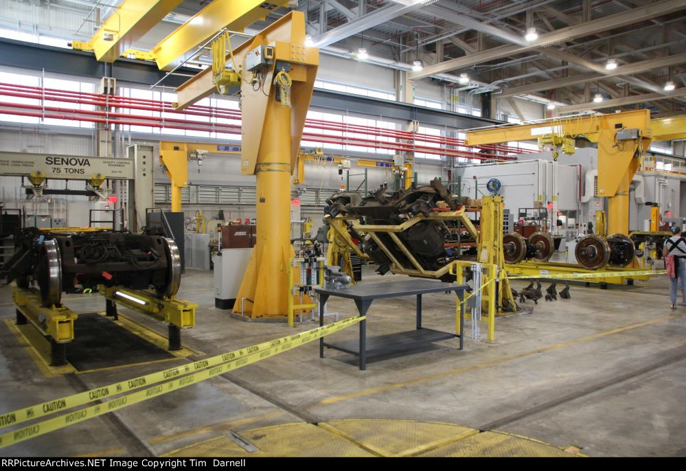 Wheel shop area.